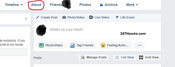 How do i take my birthday off Facebook