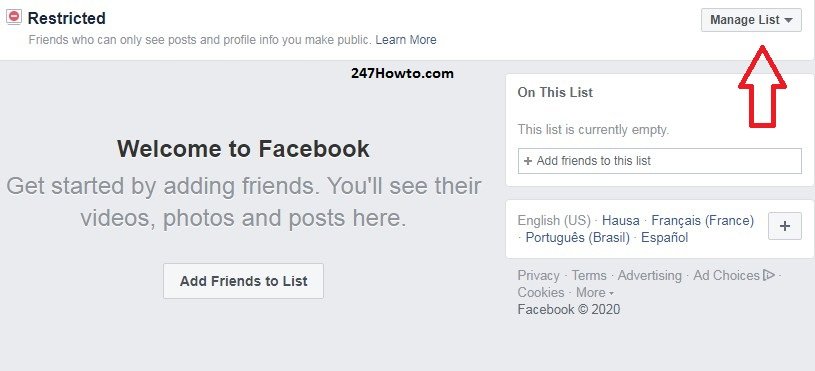 hide your post on facebook from a friend