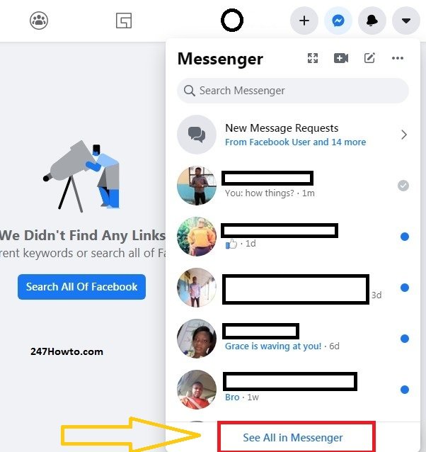 How to clear Facebook chat history