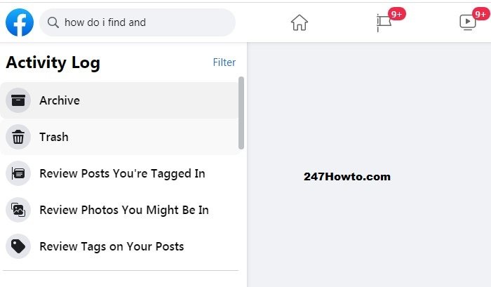 How to view hidden post from timeline