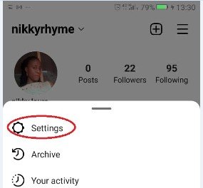 how to dark mode instagram