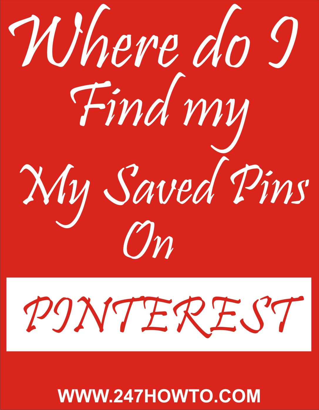 find my saved pins on pinterest