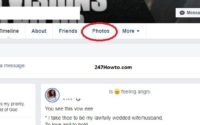 How to view photo albums in Facebook