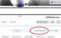 How to view sent friend request on Facebook 