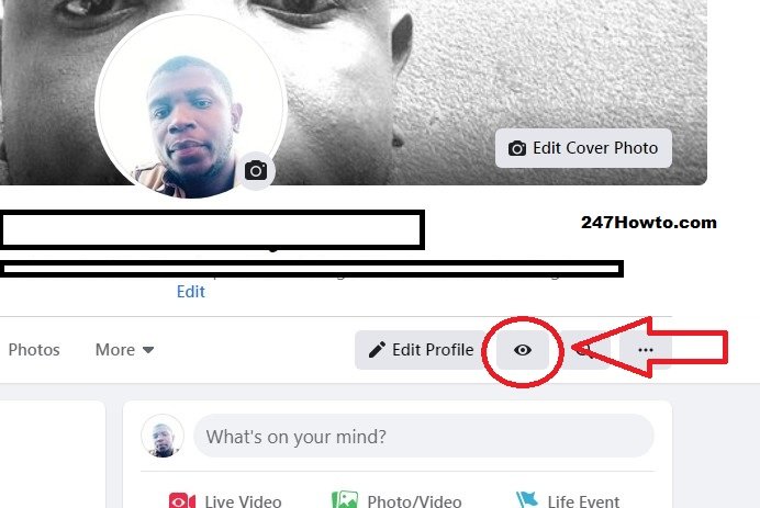 How to view your Facebook profile as someone else