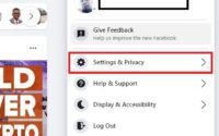 How to check Facebook history